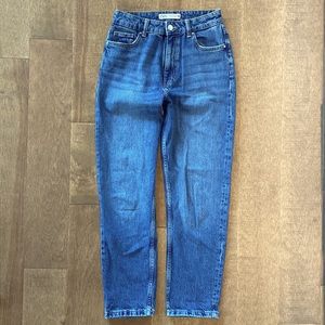 NWOT Zara High Rise Mom Fit Jeans (Z1975) in Shade “Blue” - Women’s Size 4 / 27